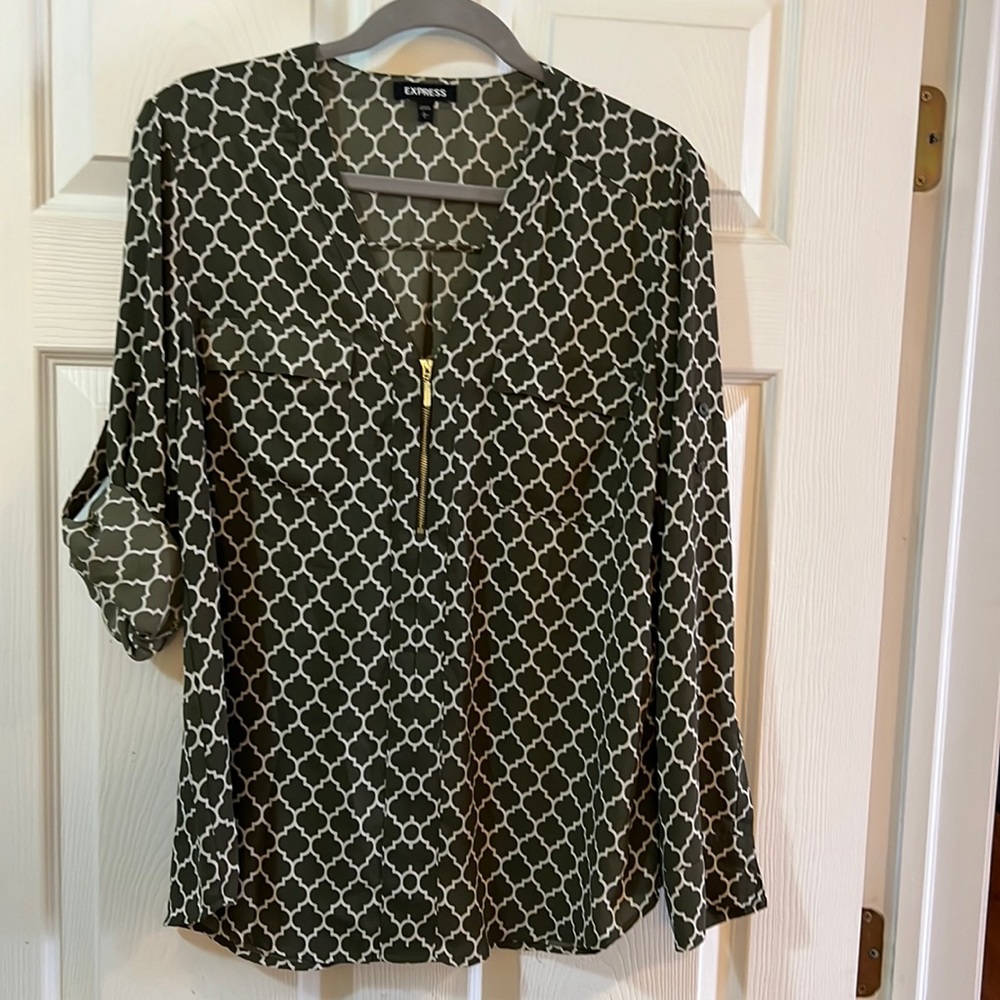 Express portofino pullover green